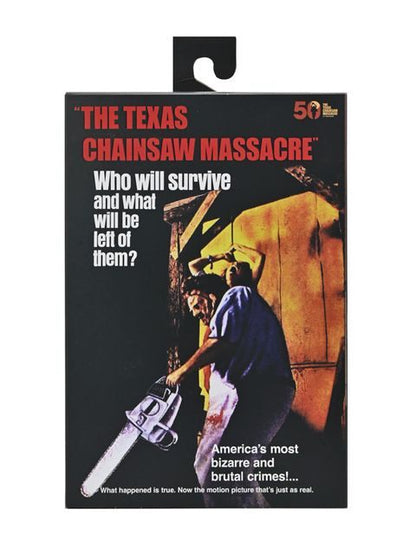 ネカ レザーフェイス 7インチ アルティメット アクションフィギュア 「悪魔のいけにえ 50thアニバーサリー」