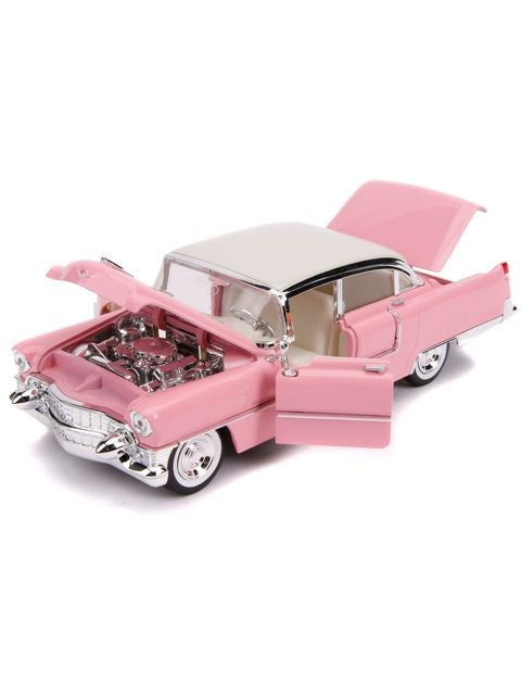 Jada Toys 1/24 キャデラック フリートウッド 1955 &エルビスプレスリー フィギア付