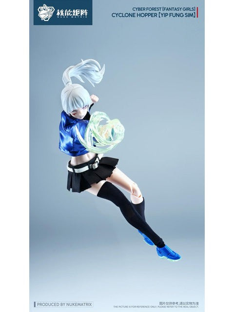 NUKE MATRIX CYBER FOREST 1/12 【FANTASY GIRLS】CYCLONE HOPPER：YIP FUNG SIM 【プラモデル】