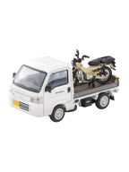 トミカリミテッドヴィンテージ ネオ LV-N330a ホンダ アクティ トラック バイク店仕様(白) ホンダ CT125・ハンターカブ付