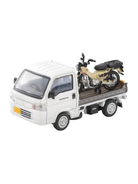 トミカリミテッドヴィンテージ ネオ LV-N330a ホンダ アクティ トラック バイク店仕様(白) ホンダ CT125・ハンターカブ付