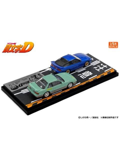 MODELER'S 1/64 頭文字D セットVol.20 真子・沙雪シルエイティ ＆ 池谷浩一郎シルビア(S13)