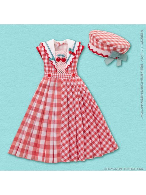 アゾン 1/6スケール用 BonBons チェリー＆ギンガムセーラーワンピースセット レッド