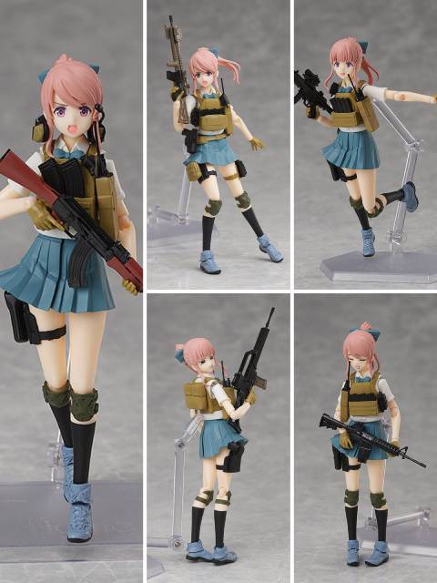 figma figmaPLUS リトルアーモリー × figma Styles 武装JKバリアント ロードアウトセット1