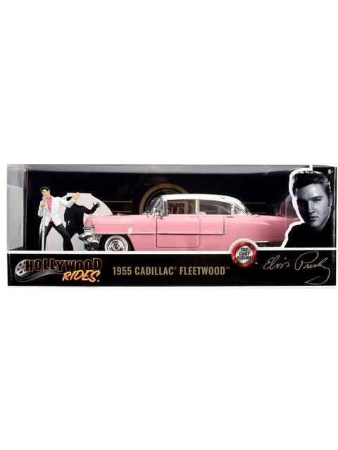 Jada Toys 1/24 キャデラック フリートウッド 1955 &エルビスプレスリー フィギア付