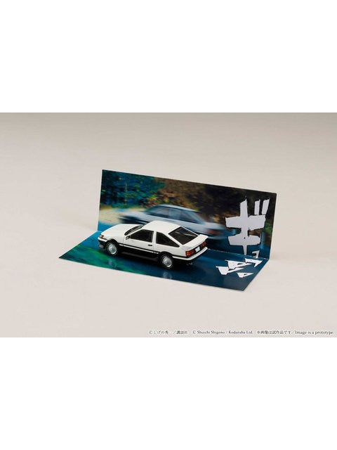 ホビージャパン 1/64 Toyota COROLLA LEVIN (AE86)/頭文字D 秋山 渉 VS 藤原 拓海