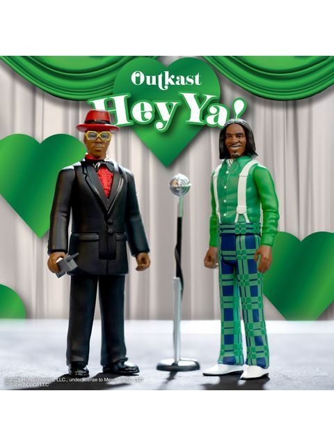 スーパー7 リ・アクション OUTKAST アウトキャスト: ビッグ・ボーイ＆アンドレ3000 2PK HEY YA！ Ver