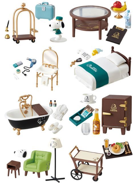 リーメント ピーナッツ SNOOPY’S HOTEL LIFE 【大人買い】 8個入りBOX