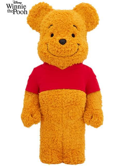BE@RBRICK Winnie the Pooh COSTUME Ver.（PILE FABRIC）1000％