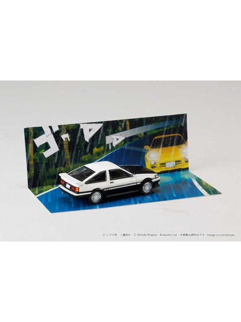 ホビージャパン 1/64 Toyota COROLLA LEVIN (AE86)/頭文字D 秋山 渉 VS 高橋 啓介