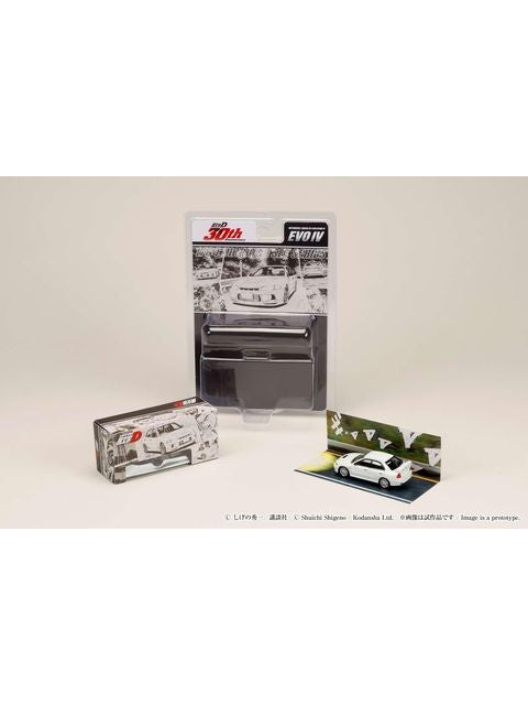 ホビージャパン 1/64 Mitsubishi Lancer RS Evolution IV / 頭文字D 岩城 清次 VS 藤原 拓海