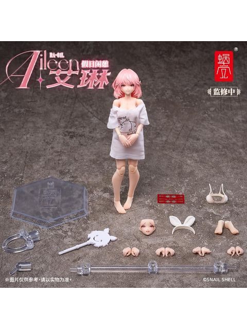 蝸之殼スタジオ RA-01L アイリン 休日の憩い 1/12スケール可動フィギュア