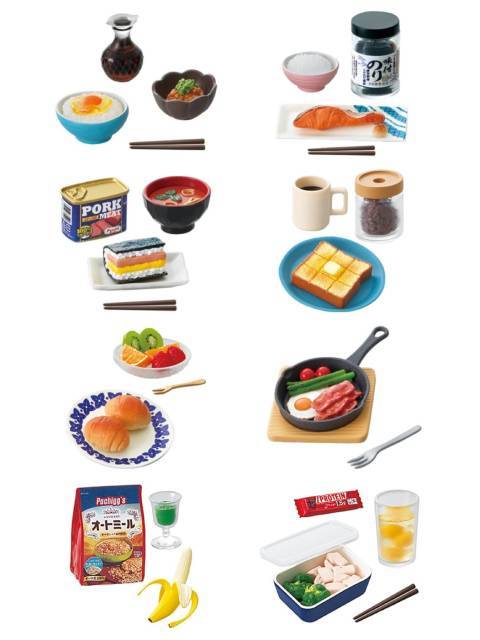 リーメント ぷちサンプルLight 今日の朝ごはん 8個入りBOX 「ぷちサンプルシリーズ」