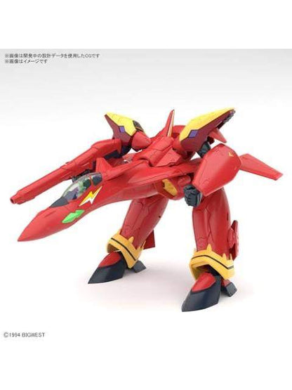 Bandai HG 1/100 VF-19 Kai Fire Valkyrie with Sound Booster [Plastic Model] "Macross 7"