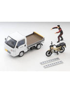 トミカリミテッドヴィンテージ ネオ LV-N330a ホンダ アクティ トラック バイク店仕様(白) ホンダ CT125・ハンターカブ付