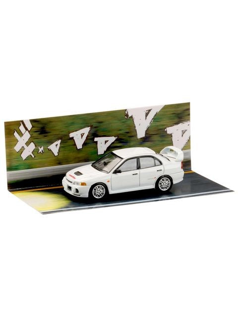 ホビージャパン 1/64 Mitsubishi Lancer RS Evolution IV / 頭文字D 岩城 清次 VS 藤原 拓海
