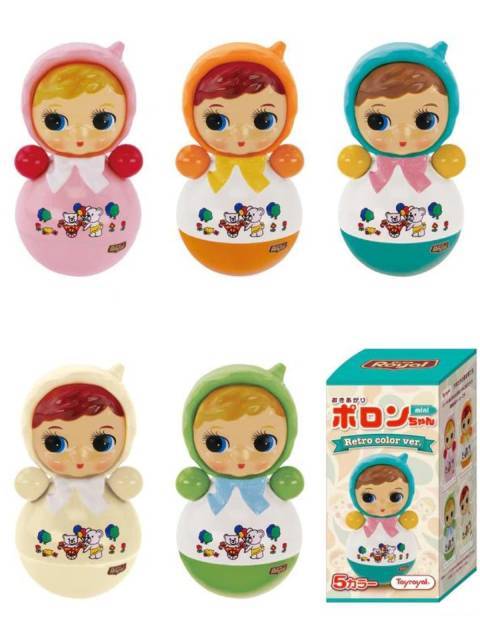 ケンエレファント おきあがりポロンちゃんミニ レトロカラーver. BOX版 【ランダム 単品販売】