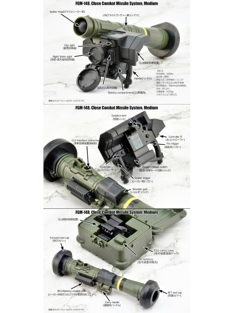 リトルアーモリー 【LA103】 FGM148タイプ対戦車ミサイル 1/12 【プラモデル】