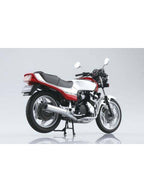 アオシマ Honda CBX400F パール/キャンディレッド