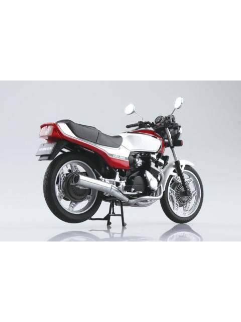 アオシマ Honda CBX400F パール/キャンディレッド