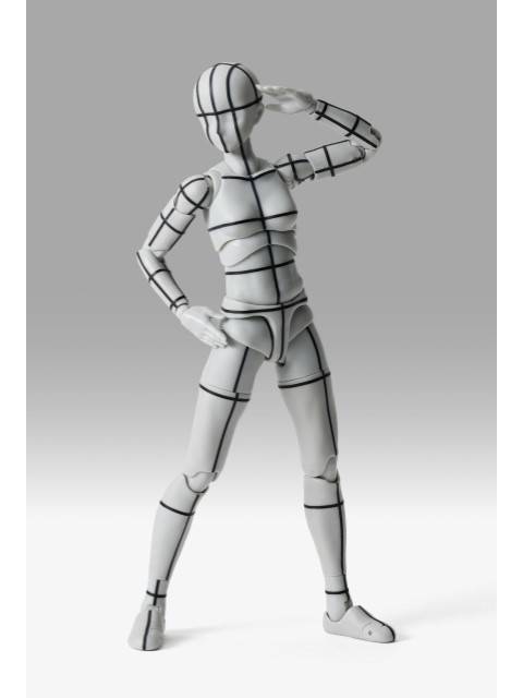 S.H.Figuarts ボディちゃん -スポーツ- Edition -ワイヤーフレーム-(Gray Color Ver.)