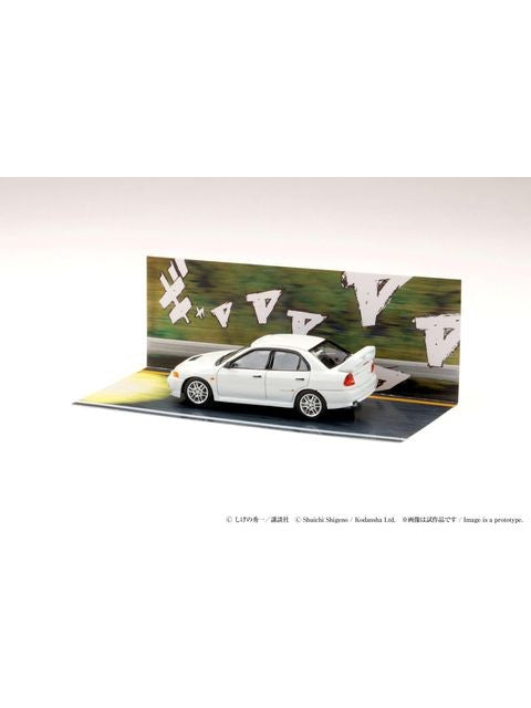 ホビージャパン 1/64 Mitsubishi Lancer RS Evolution IV / 頭文字D 岩城 清次 VS 藤原 拓海