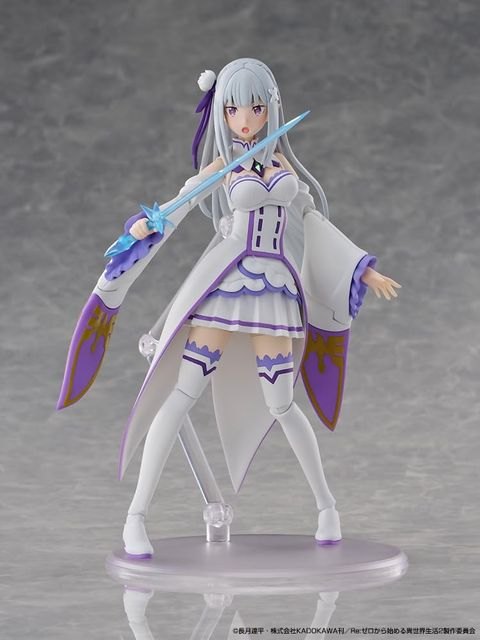 KADOKAWA エミリア DX ver. 【プラモデル】 「Re：ゼロから始める異世界生活」 KADOKAWA PLASTIC MODEL SERIES