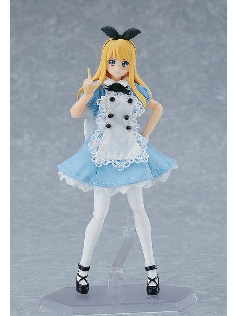 figma figma Styles 女性body(アリス)with ワンピース+エプロンコーデ