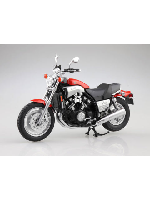 アオシマ 1/12 完成品バイク YAMAHA Vmax ファイアーレッド