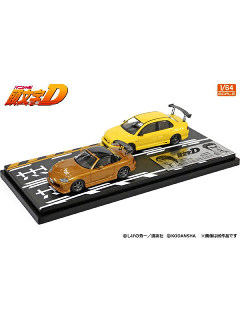 MODELER'S 1/64 頭文字D セットVol.6 大宮智史ロードスター(NB8C) ＆ 小早川ランサーエボリューションVII 【MD64206】