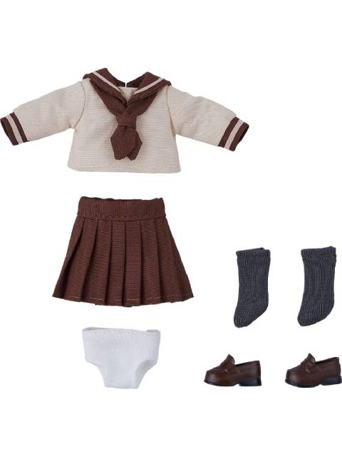 ねんどろいどどーる おようふくセット セーラー服 長袖(ベージュ)