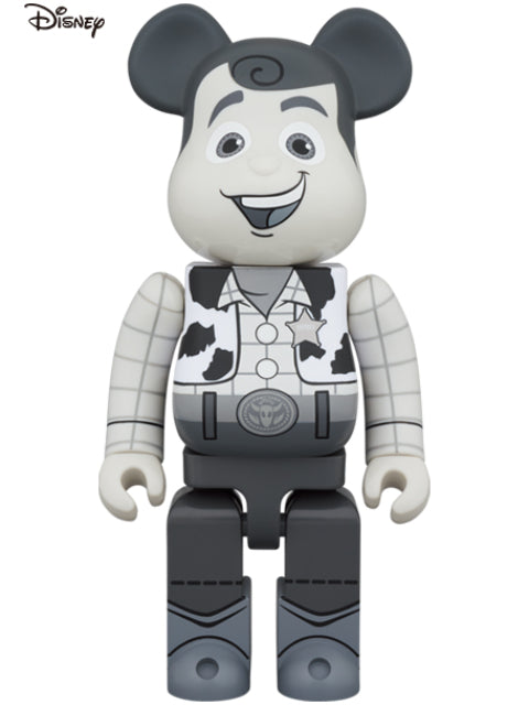 BE@RBRICK WOODY B&W Ver. 1000％ 「トイストーリー」 【大型商品】
