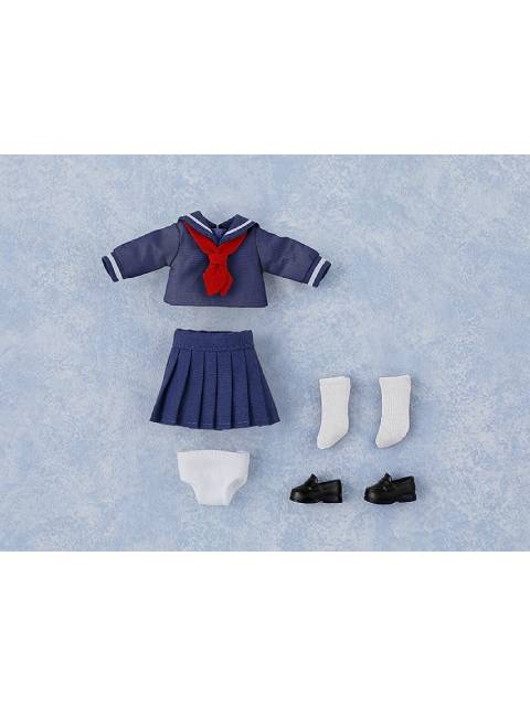 ねんどろいどどーる おようふくセット セーラー服 長袖(ネイビー)