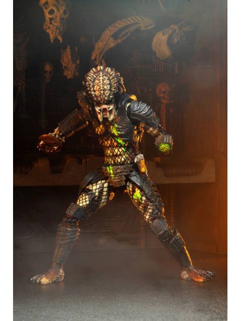 ネカ シティハンター・プレデター  バトルダメージ ver 「プレデター2」 アルティメット 7インチ アクションフィギュア