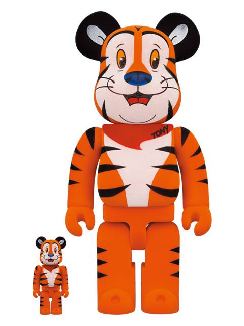 BE@RBRICK TONY THE TIGER FLOCKY Ver. 100％ & 400％
