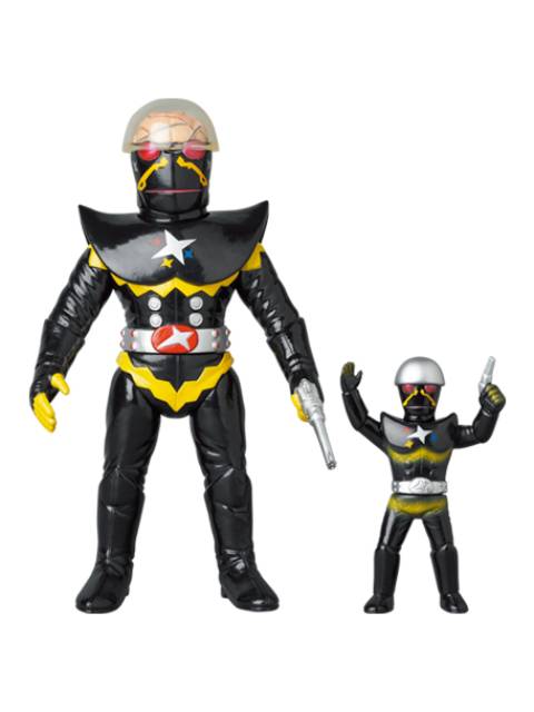 【限定品】 メディコムトイ ギルハカイダー(ハカイダーショットVer.)+ミニソフビ 「キカイダー01より」 【新古品 特別価格】