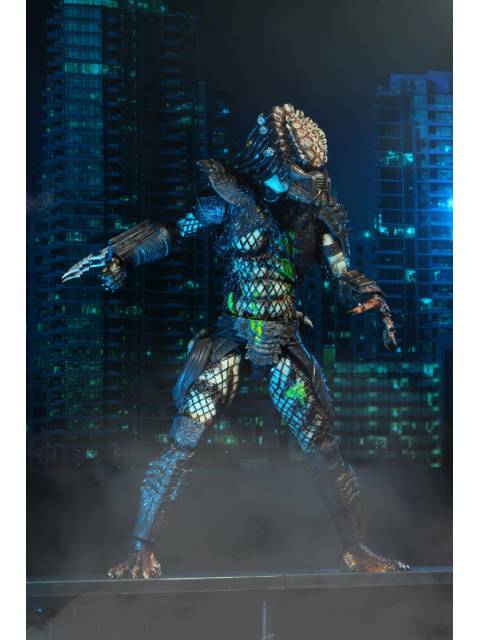 NECA City Hunter Predator Battle Damage Version "Predator 2" Ultimate 7-inch Action Figure