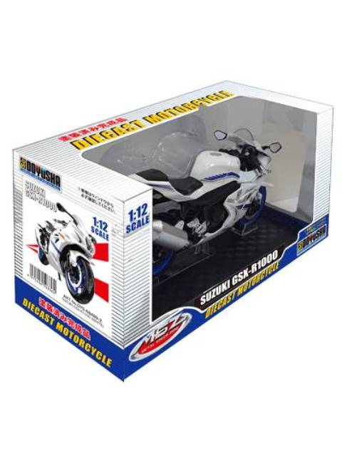 童友社 SUZUKI GSX-R1000 白 1/12 完成品バイク