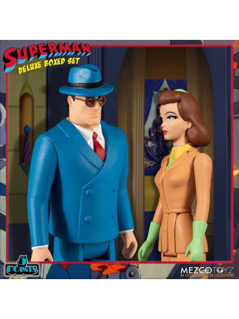 メズコ 5ポイント スーパーマン 1941 アニメーション ザ・メカニカル・モンスターズ アクションフィギュア ボックスセット
