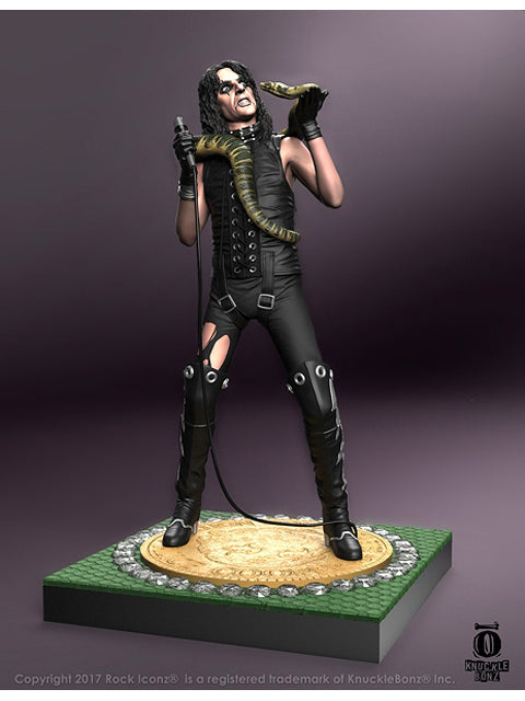 Knuckle Bonz アリス クーパー II スネーク / ロックアイコン ポリレジン製スタチュー 塗装済み完成品