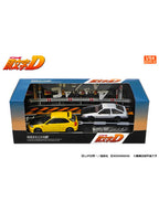 MODELER'S 1/64 頭文字D セットVol.12 舘智幸 東堂商会シビック(EK9) & 藤原拓海 トレノ(AE86）