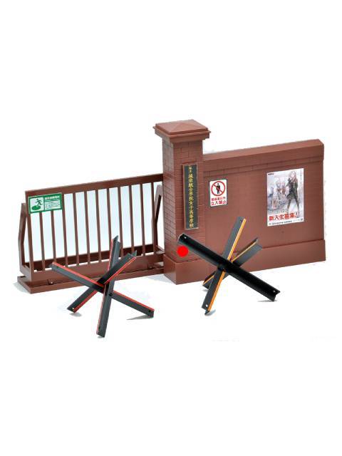 リトルアーモリー 【LD034】 指定防衛校の校門(レンガタイプ) 1/12 【プラモデル】