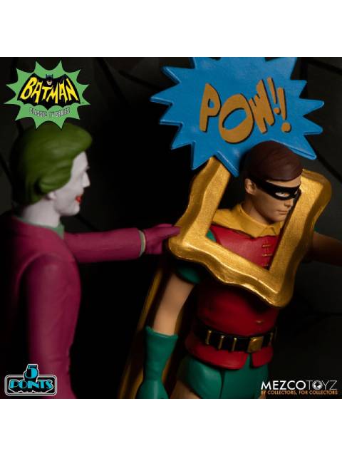 メズコ 5ポイント バットケイブ 3.75インチ アクションフィギュア ボックスセット 「バットマン 1966 TVシリーズ」