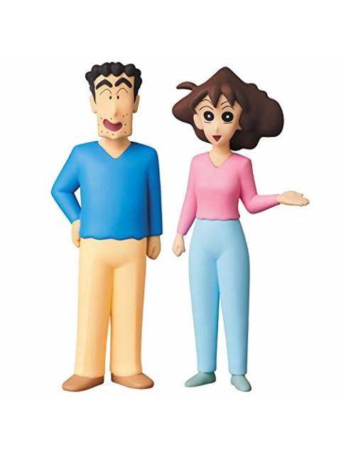 メディコムトイ UDF ひろしとみさえ 【再販】 「クレヨンしんちゃん シリーズ2」