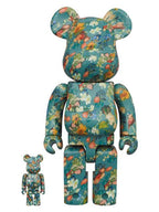 BE@RBRICK Floral Pattern 50th Anniversary Design 100％ & 400％ Van Gogh Museum