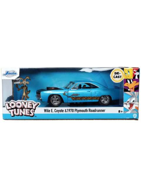 1/24 1970 プリムス ロードランナー ワイリー・コヨーテ フィギュア付 (ルーニー・テューンズ) 【JADA32038】