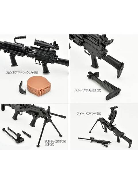 リトルアーモリー 【LA094】 M249アップグレードタイプ 1/12 【プラモデル】