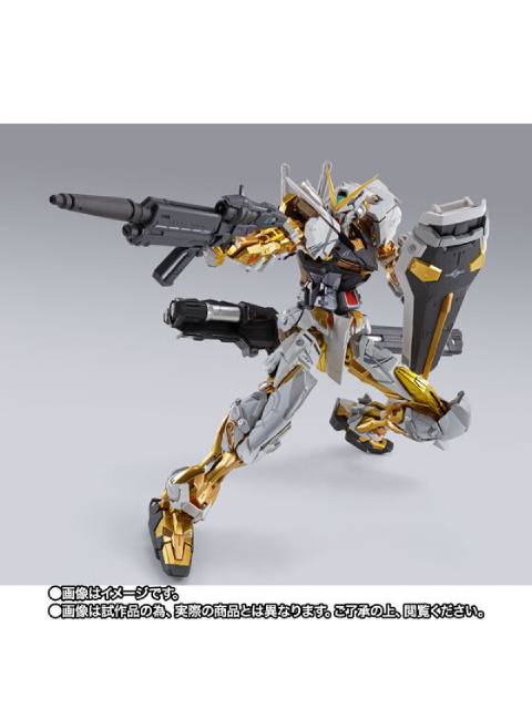 【魂ウェブ商店 限定品】 METAL BUILD ガンダムアストレイ ゴールドフレーム（オルタナティブストライク Ver.） 【新古品 特別価格】