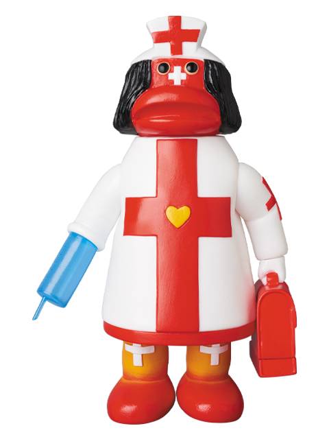 【限定品】 メディコムトイ ソフビ ロボペチャ(救急カバンVer.)（がんばれロボコン！より） 【新古品 特別価格】