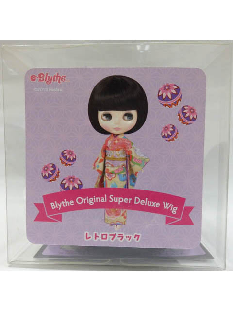 ブライス オリジナルスーパーデラックスウィッグ 内巻きボブ レトロブラック ネオブライス用